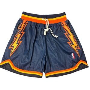 Collect & Select Swingman Shorts Golden State Warriors - Navy Orange - Large